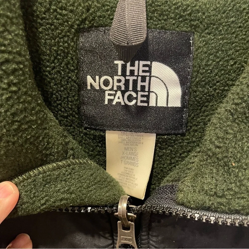 The North Face Men's 95 Retro Denali Colorblock Green & Black Vest Size XL